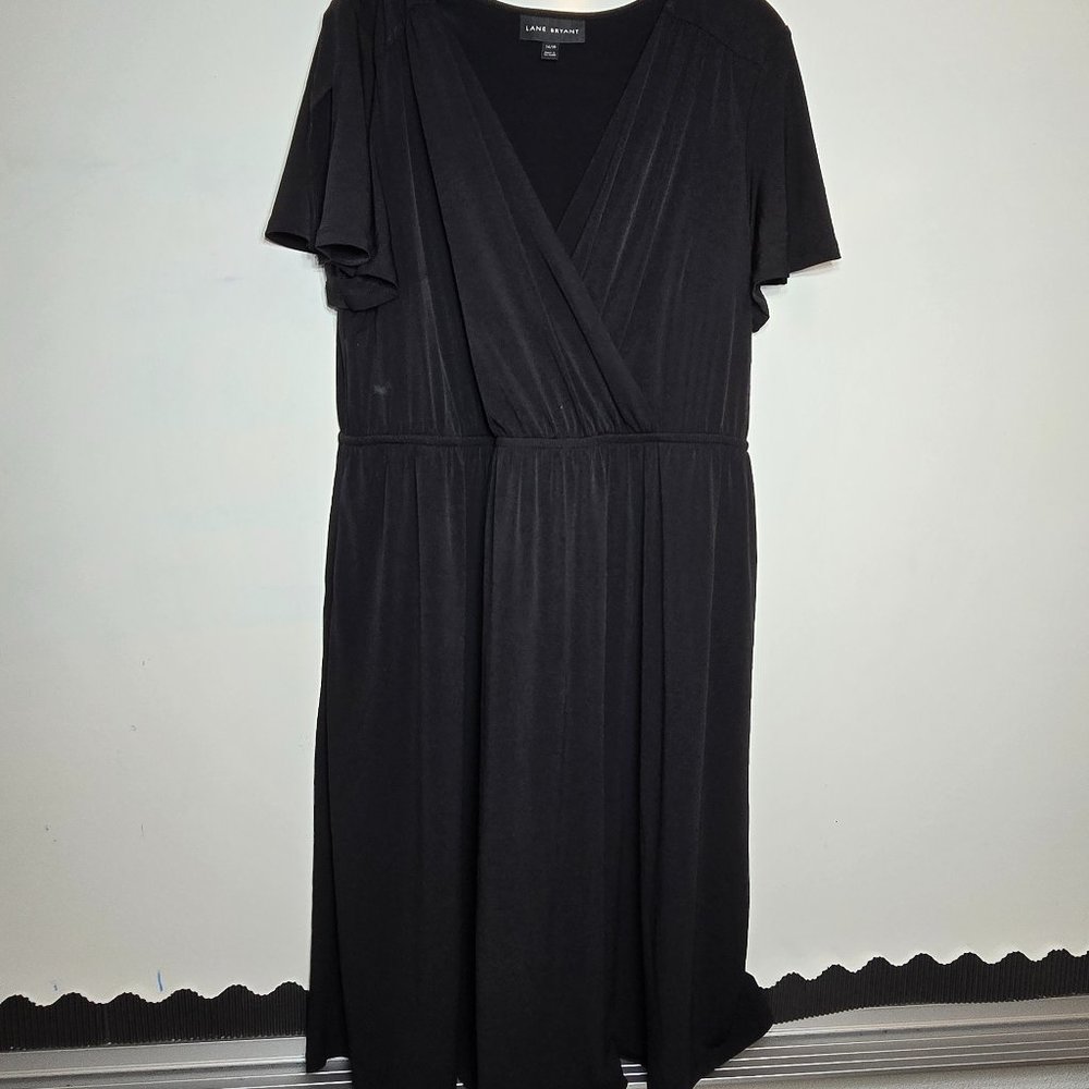 Lane Bryant Black Swing Dress 1X 14 16